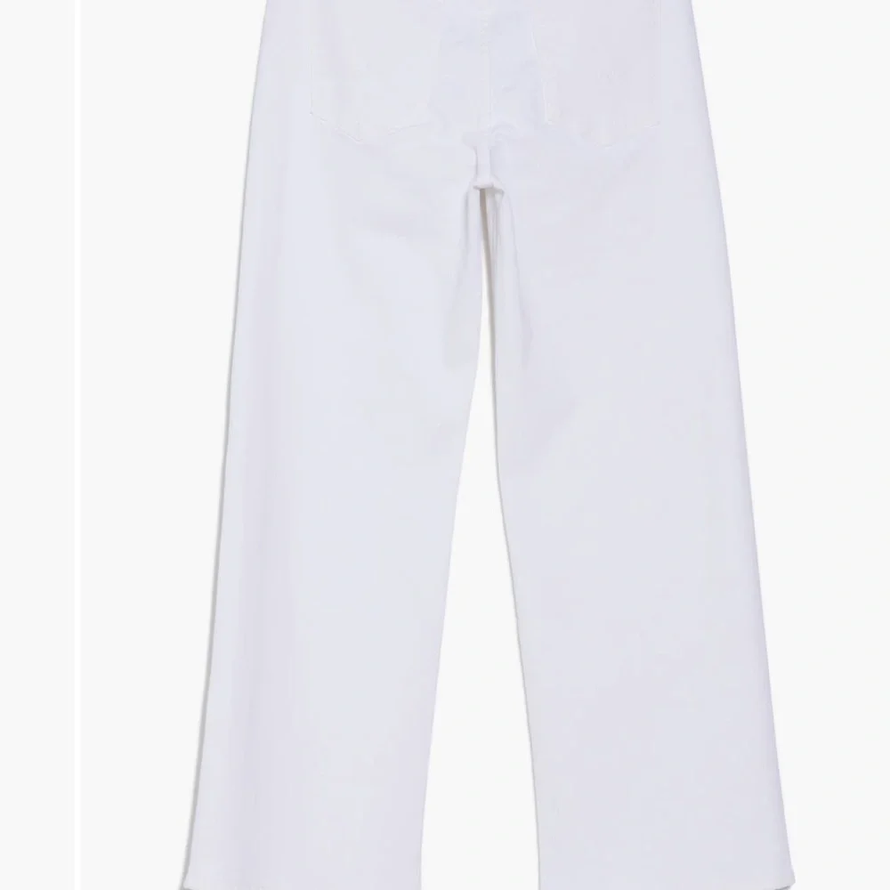 Hudson Rosalie White Wide Leg Jeans - Picture 3 of 6